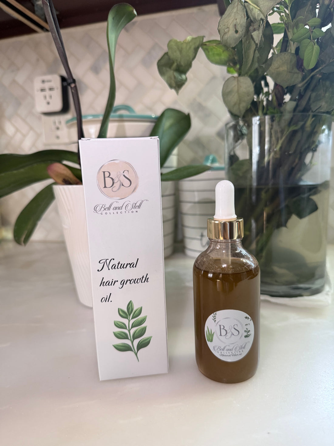 HANDMADE NATURAL GROWTH OIL.