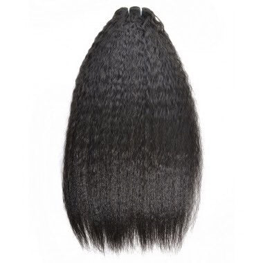 HUMAN HAIR BUNDLES KINKY STRAIGHT