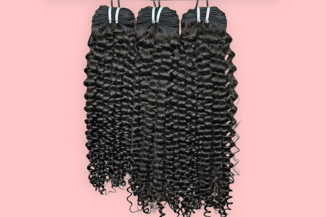 HUMAN HAIR BUNDLES KINKY CURL