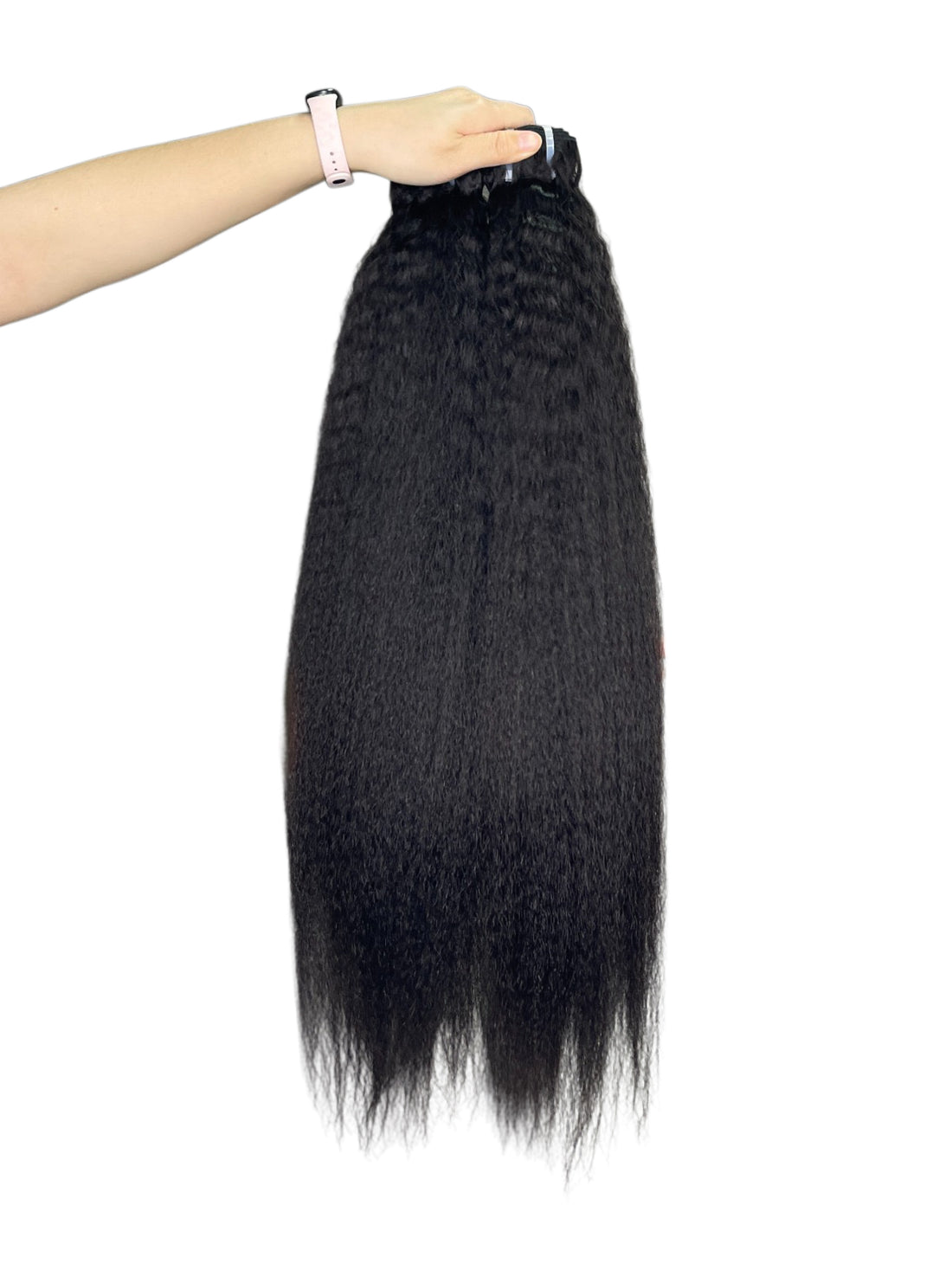 HUMAN HAIR BUNDLES KINKY STRAIGHT
